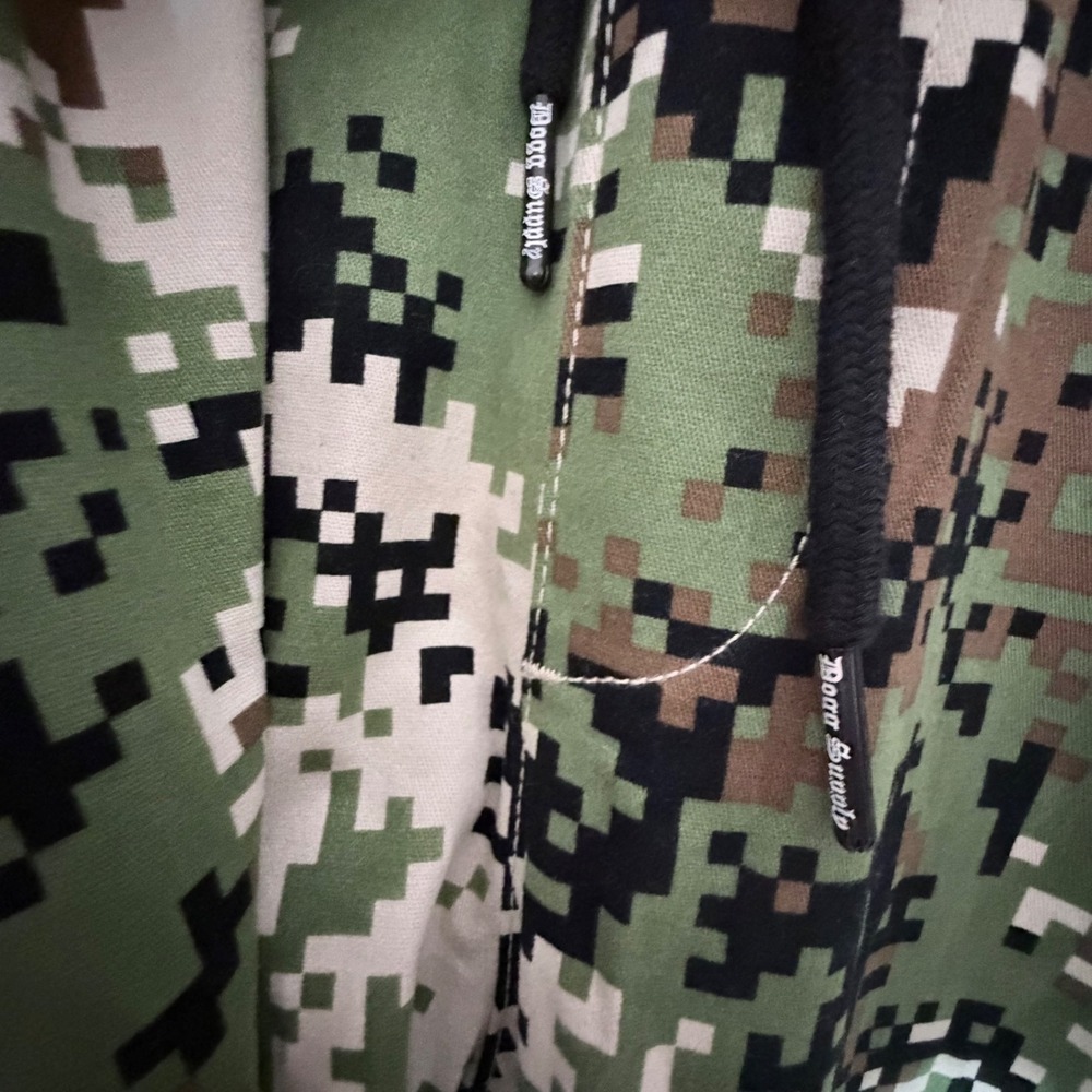 Dogg Supply Snoop Dogg Mens 2XL Digital Camo Cargo Pants Green Black Streetwear - Picture 9 of 10